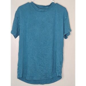 Abercrombie & Fitch SoftA&F Essentials Relaxed T-Shirt Mens Medium Teal Blue